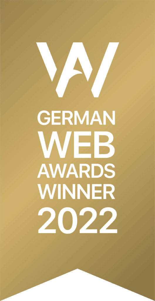 German Web Awards Winner Banner